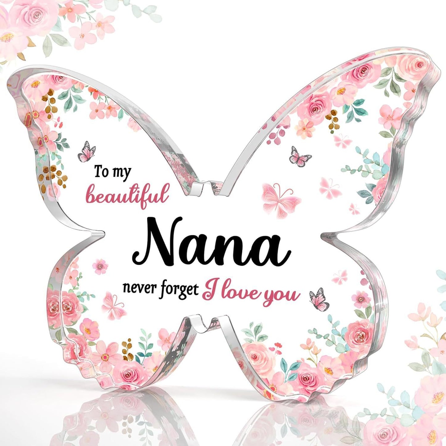 Gifts For Mom. Grandma, Aunt or Nana DIY Unique Mom Gift Ideas Butterfly-Shaped Acrylic Keepsake Gifts For Mothers Day