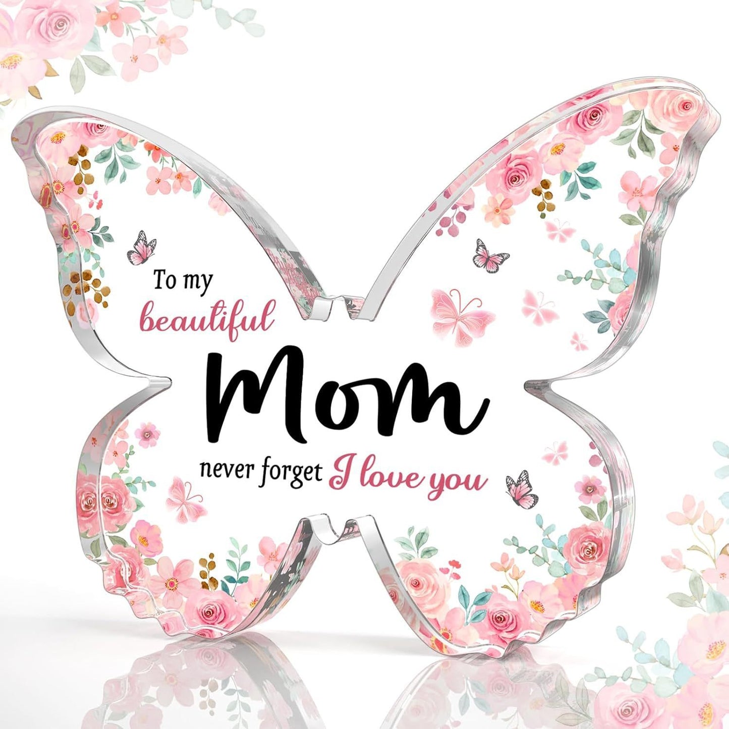 Gifts For Mom. Grandma, Aunt or Nana DIY Unique Mom Gift Ideas Butterfly-Shaped Acrylic Keepsake Gifts For Mothers Day