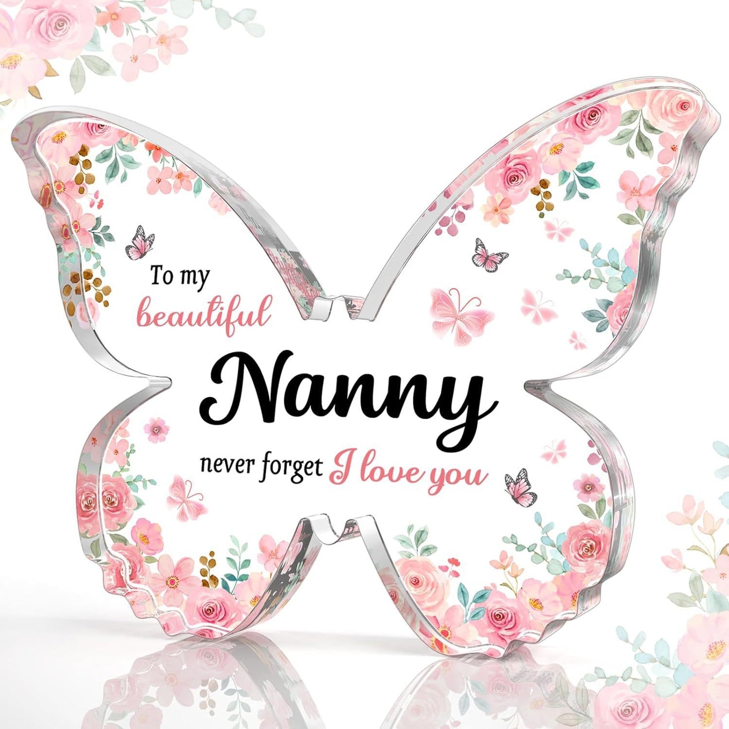 Gifts For Mom. Grandma, Aunt or Nana DIY Unique Mom Gift Ideas Butterfly-Shaped Acrylic Keepsake Gifts For Mothers Day