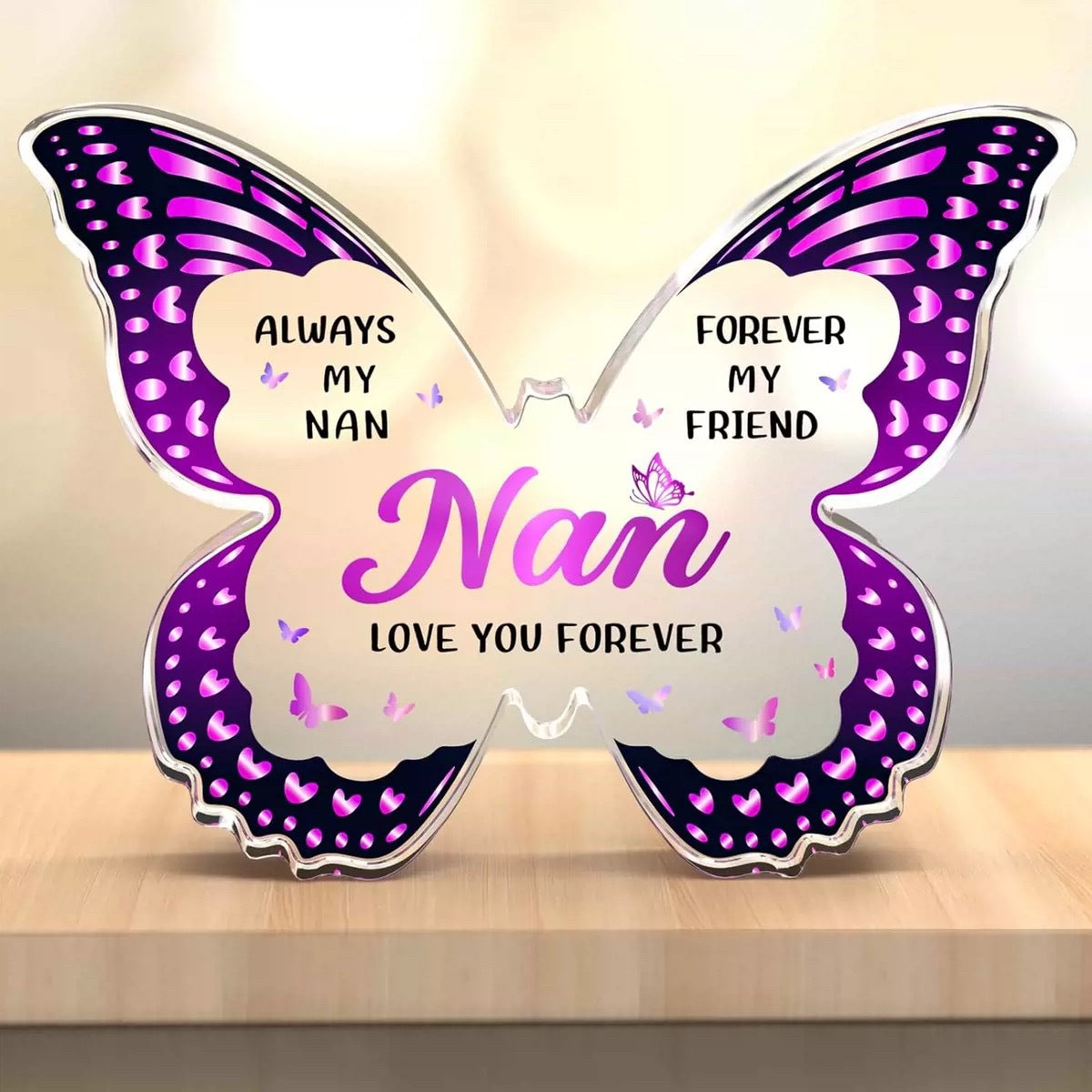 Gifts For Mom. Grandma, Aunt or Nana DIY Unique Mom Gift Ideas Butterfly-Shaped Acrylic Keepsake Gifts For Mothers Day