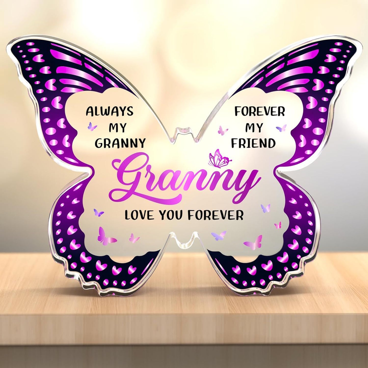 Gifts For Mom. Grandma, Aunt or Nana DIY Unique Mom Gift Ideas Butterfly-Shaped Acrylic Keepsake Gifts For Mothers Day