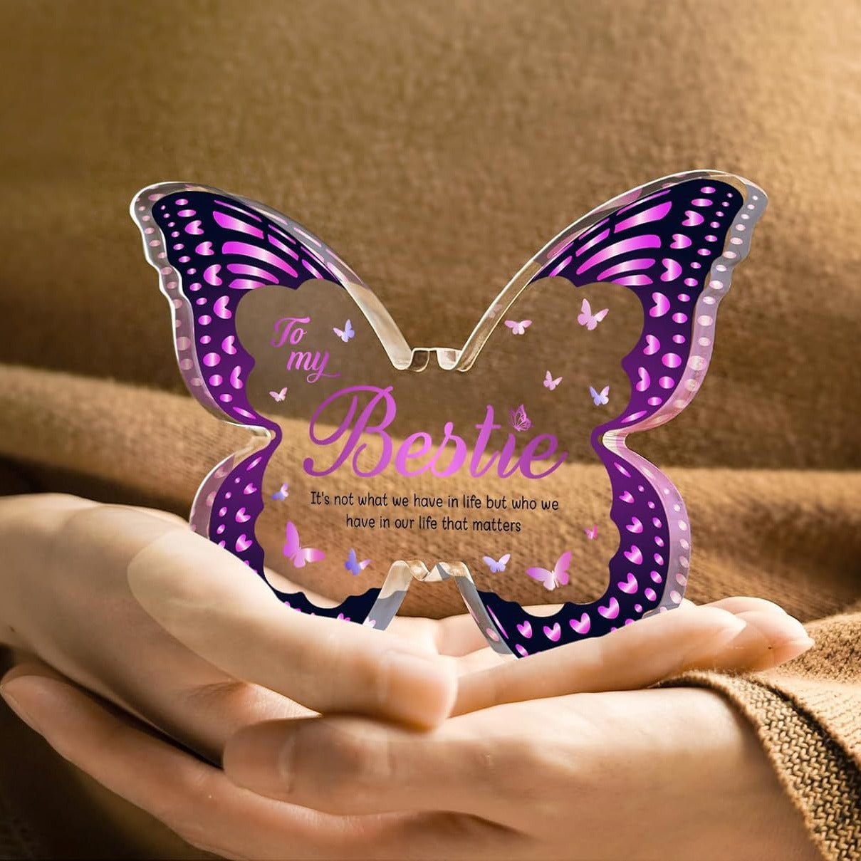Gifts For Mom. Grandma, Aunt or Nana DIY Unique Mom Gift Ideas Butterfly-Shaped Acrylic Keepsake Gifts For Mothers Day