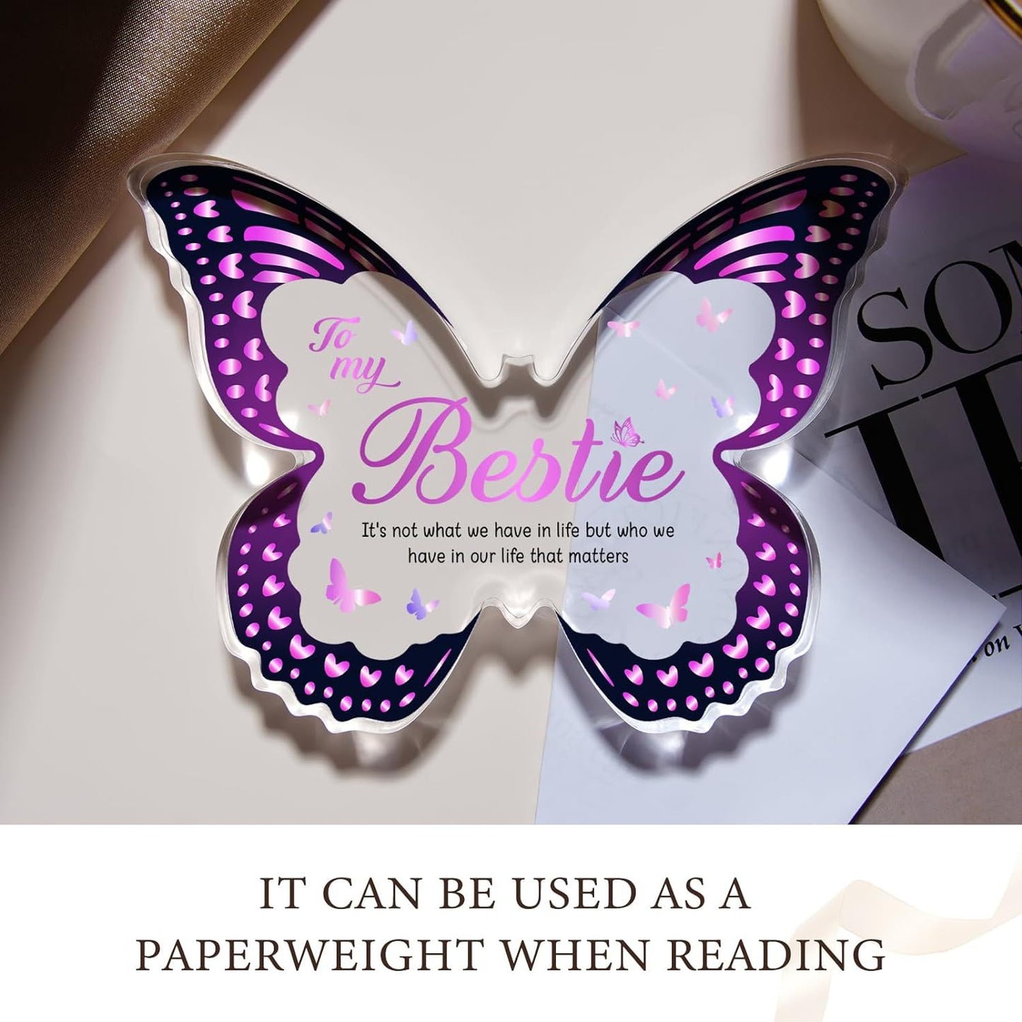 Gifts For Mom. Grandma, Aunt or Nana DIY Unique Mom Gift Ideas Butterfly-Shaped Acrylic Keepsake Gifts For Mothers Day