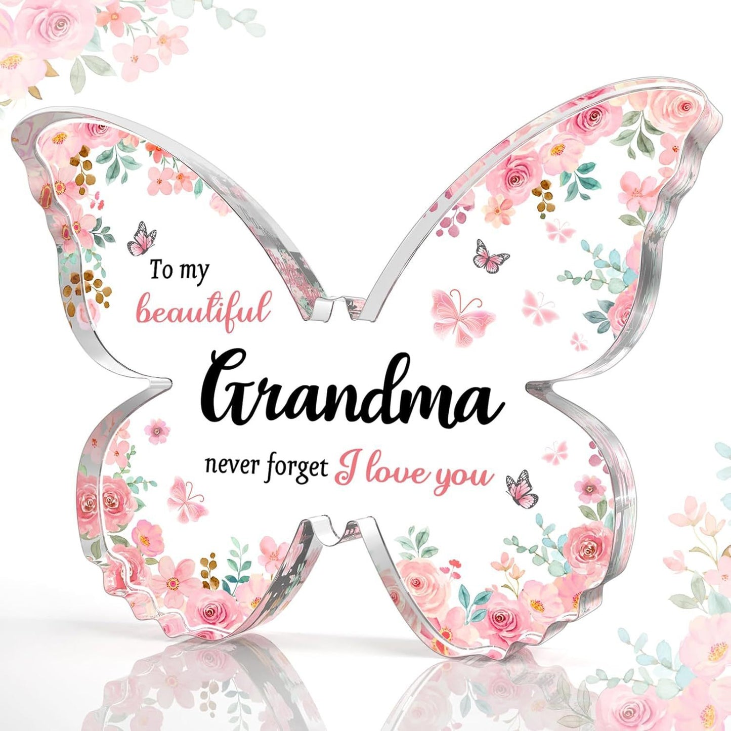Gifts For Mom. Grandma, Aunt or Nana DIY Unique Mom Gift Ideas Butterfly-Shaped Acrylic Keepsake Gifts For Mothers Day