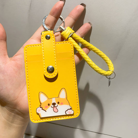 Cute corgi card bag