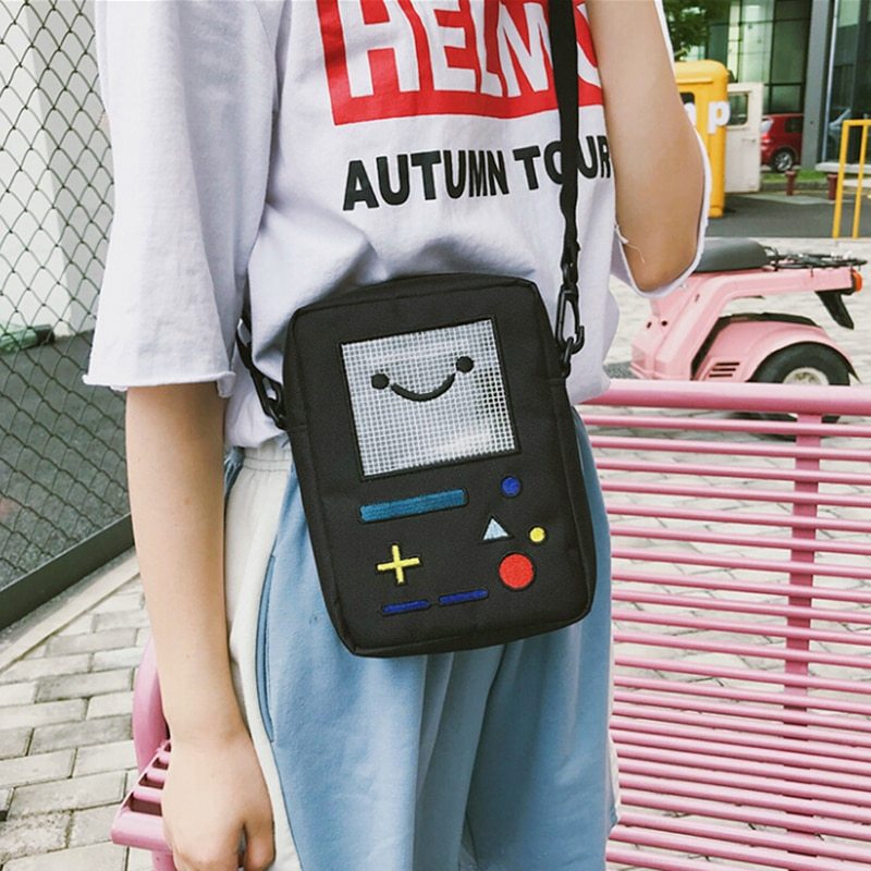 Funny Children's Cartoon Robot Messenger Bag