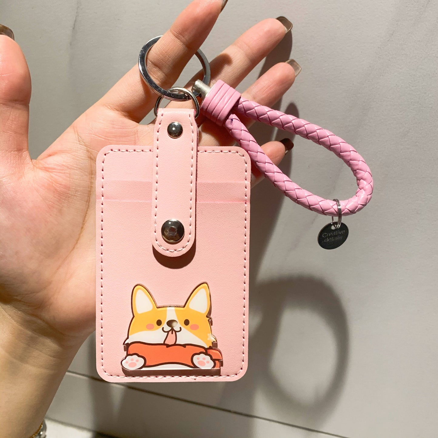 Cute corgi card bag