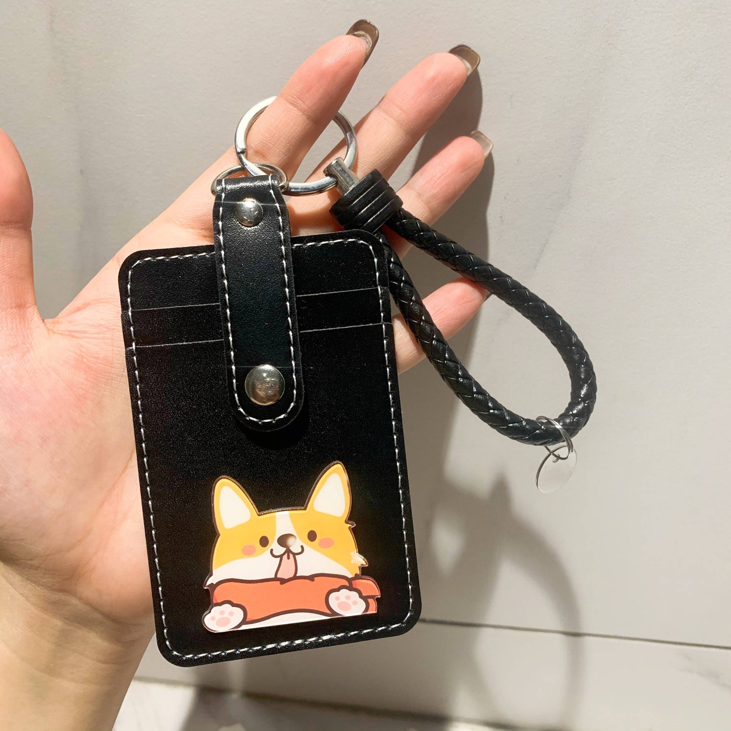 Cute corgi card bag