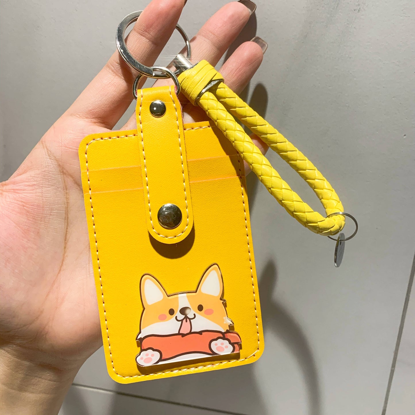 Cute corgi card bag