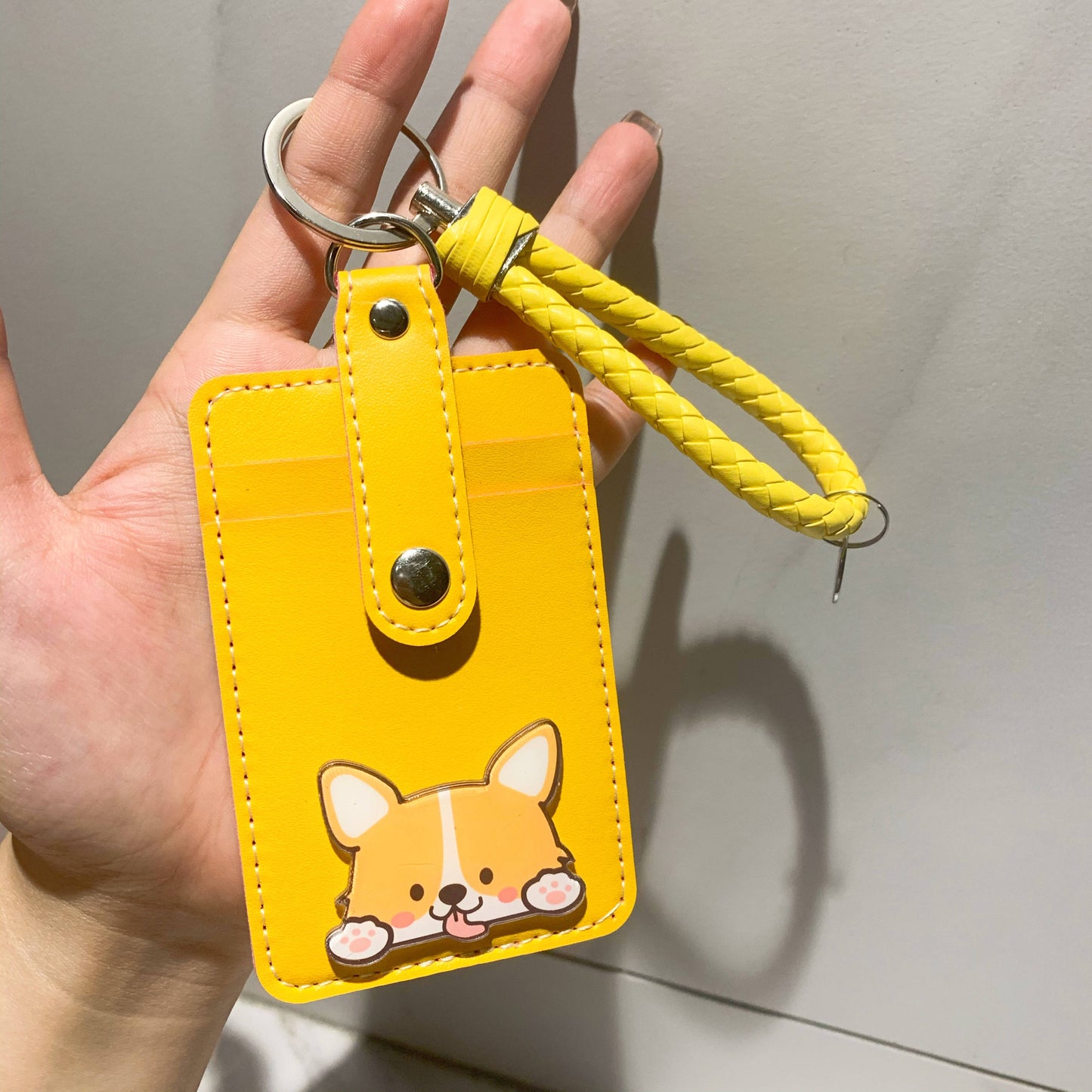 Cute corgi card bag