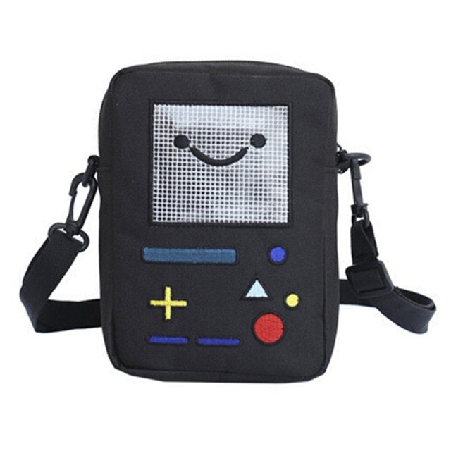 Funny Children's Cartoon Robot Messenger Bag