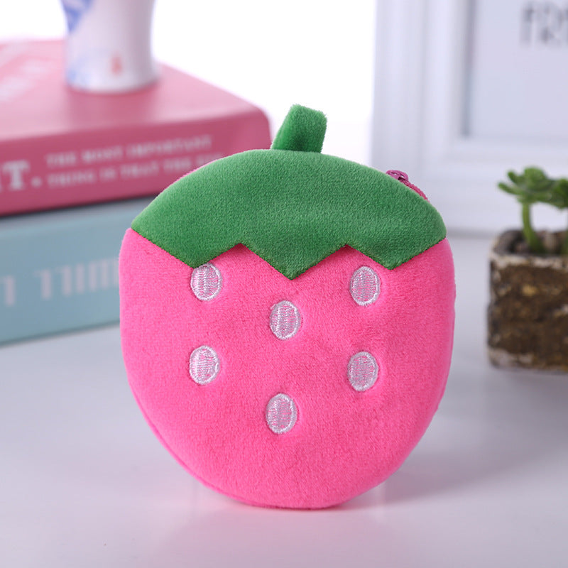 Watermelon Orange Pineapple Fruit Phone Bag Cartoon Plush